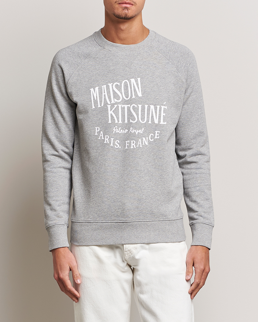 Maison Kitsuné Palais Royal Classic Sweatshirt Grey Melange at