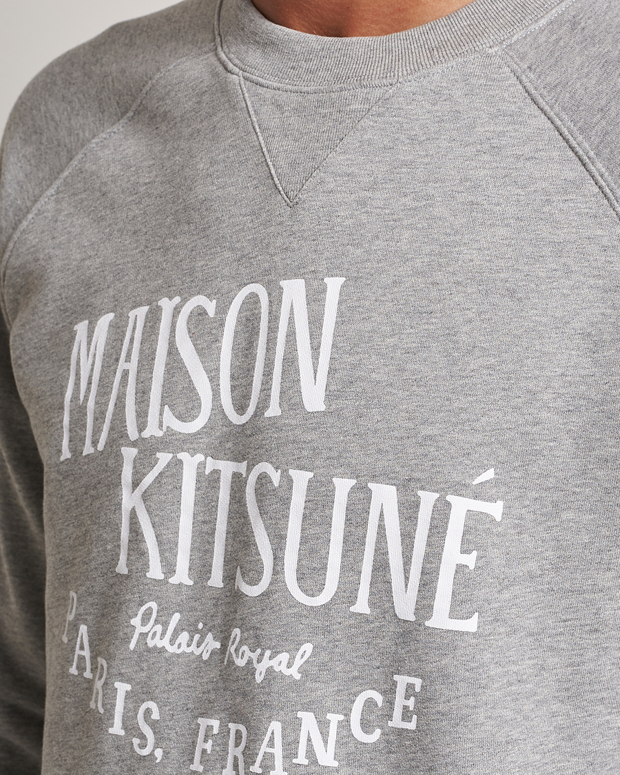 Men | Sweaters & Knitwear | Maison Kitsuné | Palais Royal Classic Sweatshirt Grey Melange