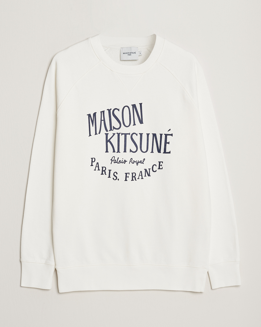 Men | Sweaters & Knitwear | Maison Kitsuné | Palais Royal Classic Sweatshirt Ecru