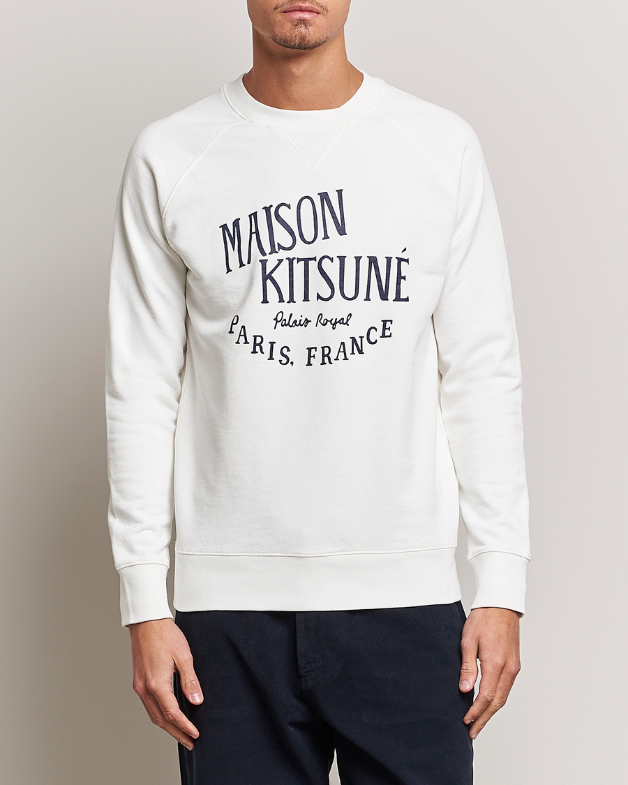 Men |  | Maison Kitsuné | Palais Royal Classic Sweatshirt Ecru