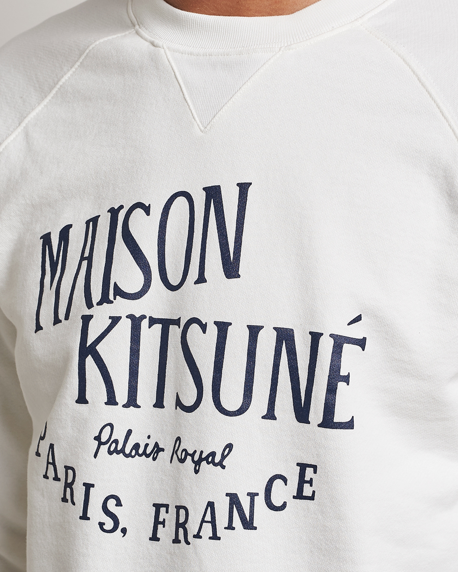 Men | Sweaters & Knitwear | Maison Kitsuné | Palais Royal Classic Sweatshirt Ecru