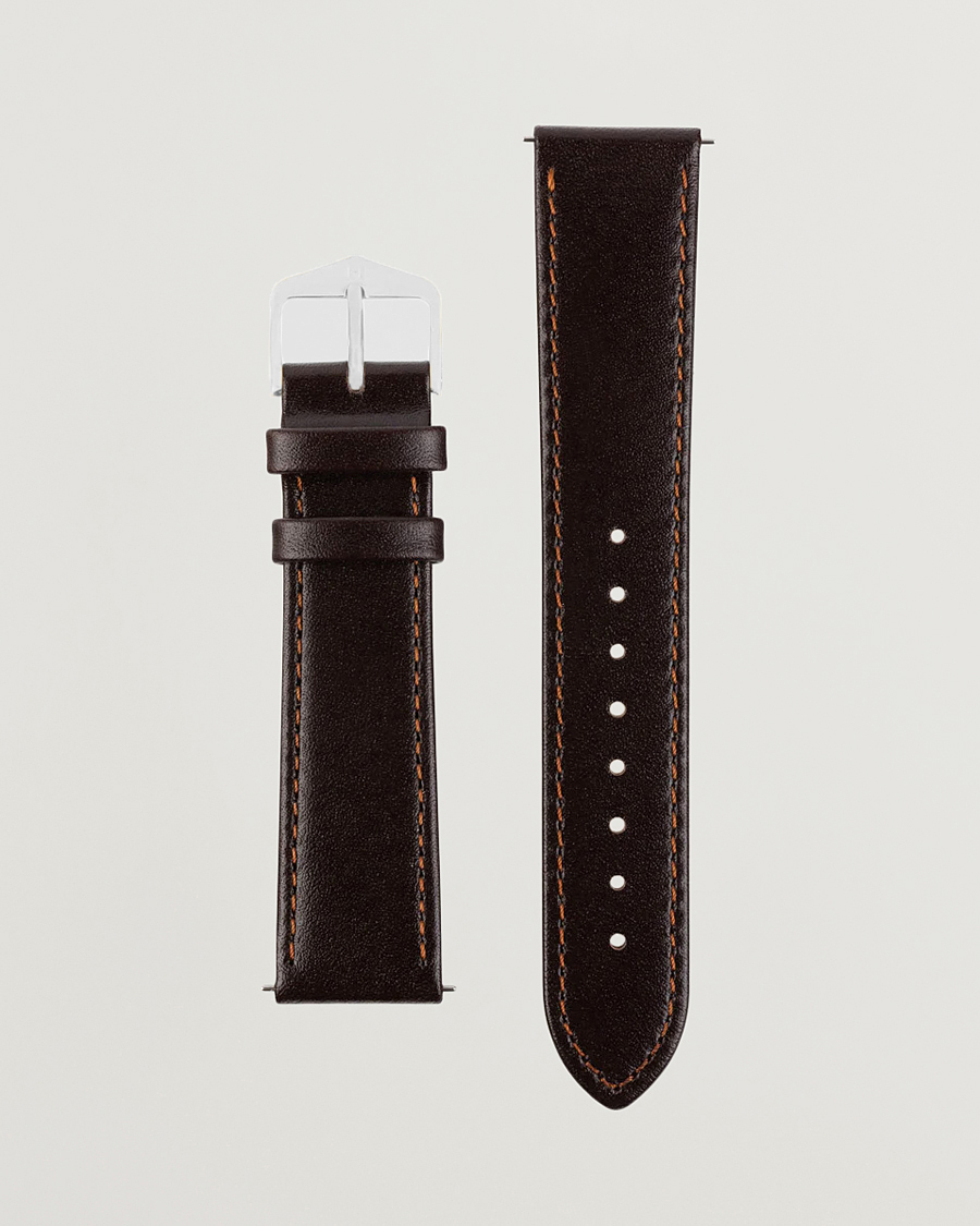 Men | Watch straps | HIRSCH | Osiris Calf Leather Watch Strap Brown