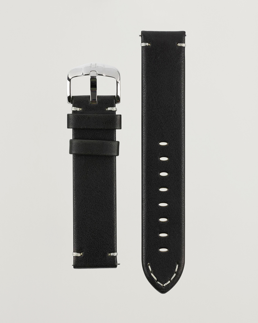 Men | Watch straps | HIRSCH | Ranger Retro Leather Watch Strap Black