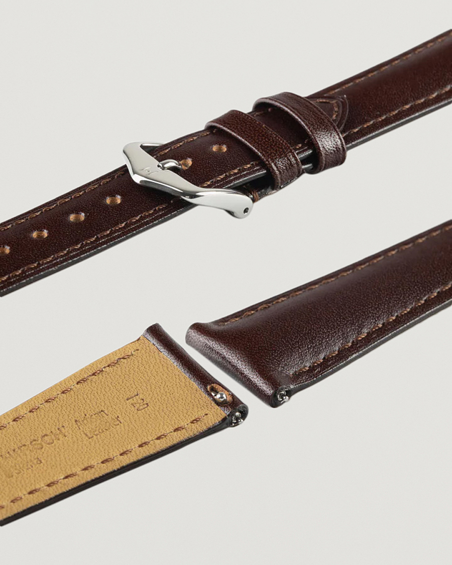 Men | Watch straps | HIRSCH | Siena Tuscan Leather Watch Strap Brown