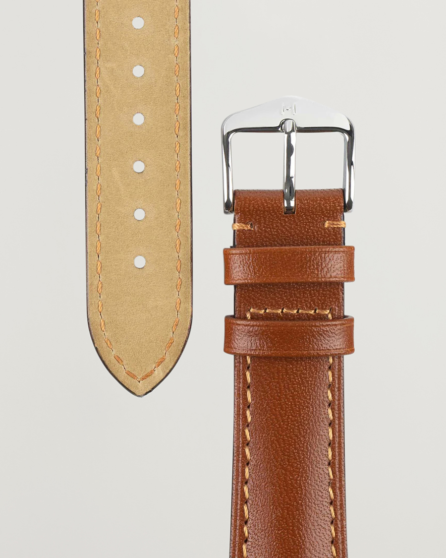 Men | Watch straps | HIRSCH | Siena Tuscan Leather Watch Strap Golden Brown