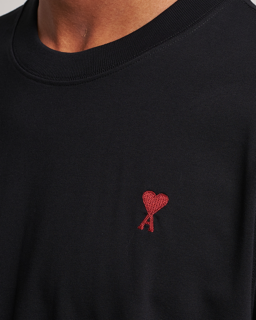 Men | T-Shirts | AMI | Heart Logo T-Shirt Black
