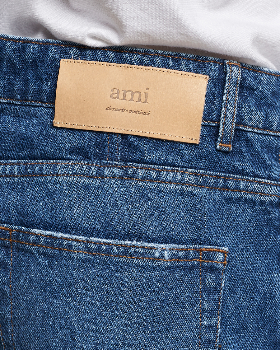 Men | Jeans | AMI | Straight Fit Jeans Used Blue