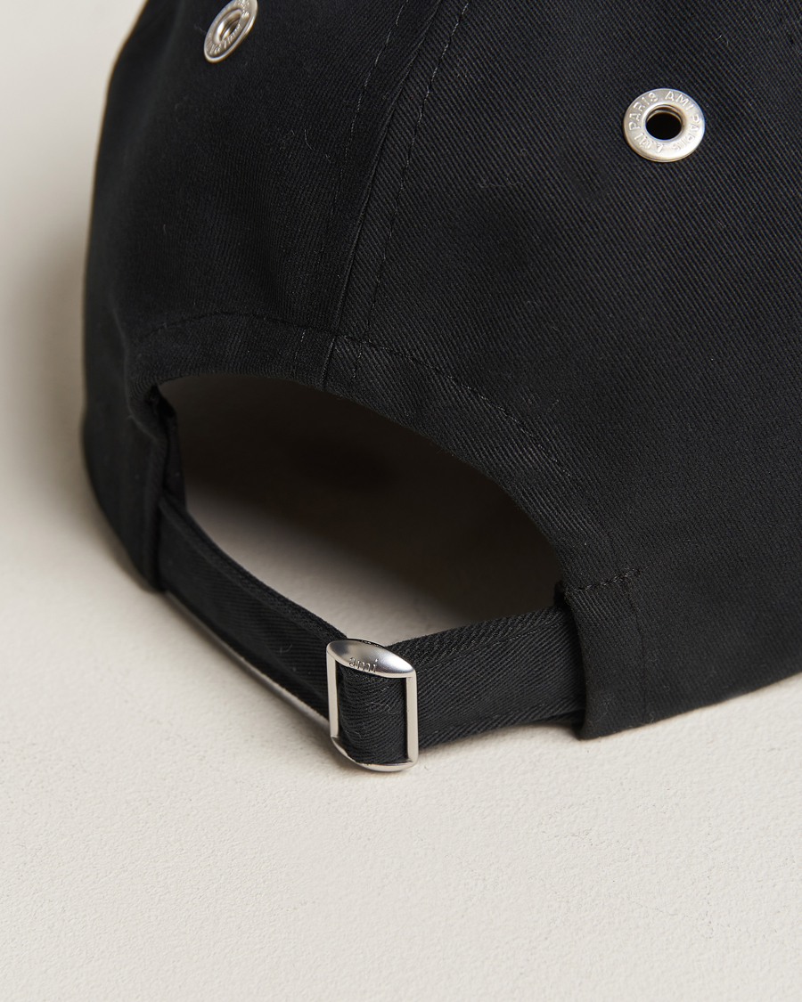 Men | AMI Heart Logo Cap Black | AMI | Heart Logo Cap Black