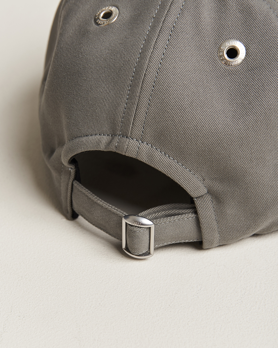 Men | AMI Heart Logo Cap Mineral Grey | AMI | Heart Logo Cap Mineral Grey