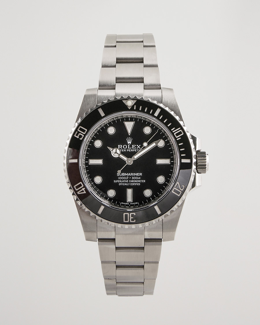 Men | Rolex Pre-Owned Submariner 114060 Oyster Perpetual Steel Black | Rolex Pre-Owned | Submariner 114060 Oyster Perpetual Steel Black