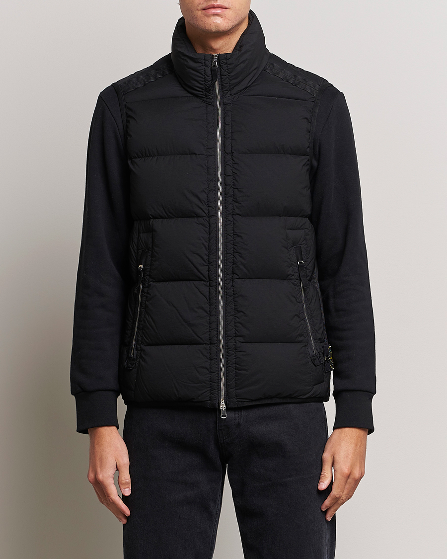 Men | Coats & Jackets | Stone Island | Nylon Down-TC Vest Black