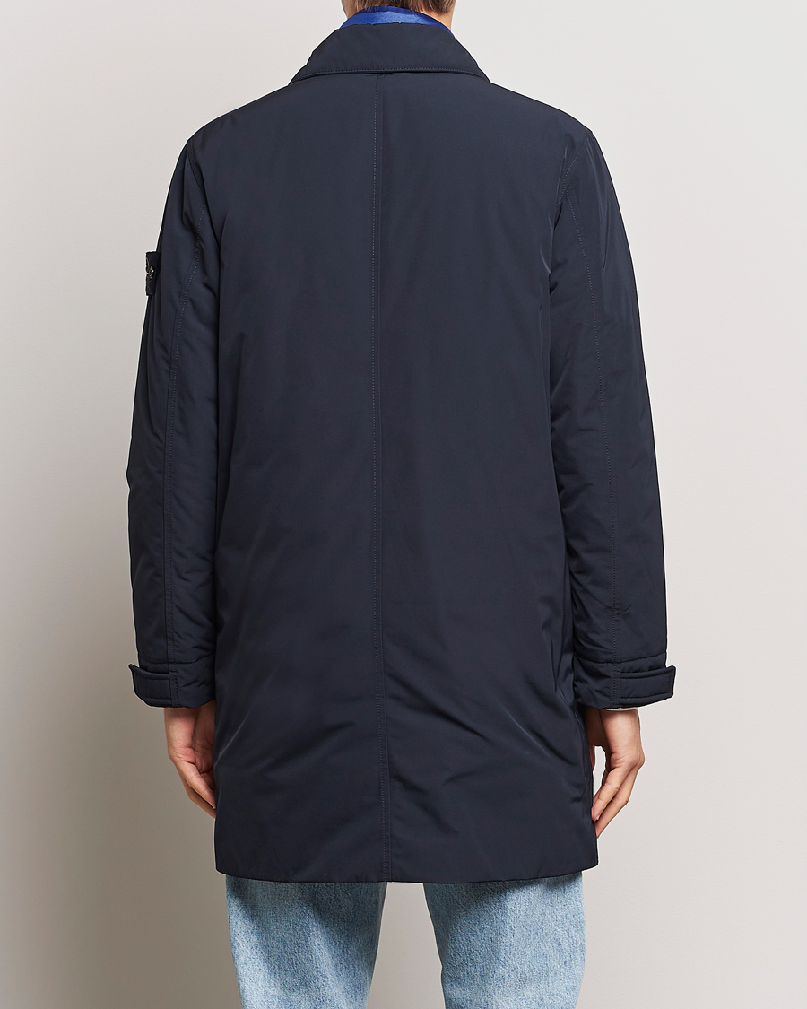 Men | Coats & Jackets | Stone Island | Micro Twill Coat Navy Blue