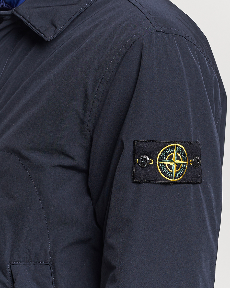 Men | Coats & Jackets | Stone Island | Micro Twill Coat Navy Blue