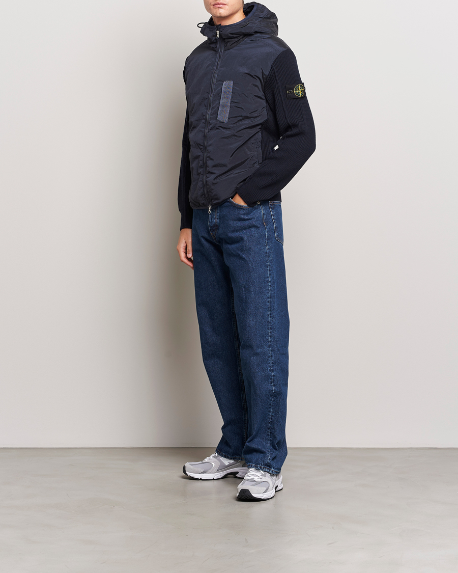 Men | Coats & Jackets | Stone Island | Econyl Primaloft-TC Padded Jacket Navy Blue