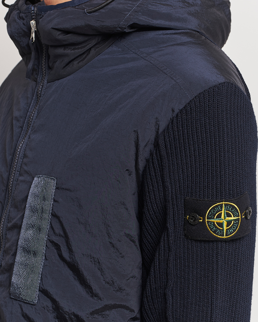 Men | Coats & Jackets | Stone Island | Econyl Primaloft-TC Padded Jacket Navy Blue