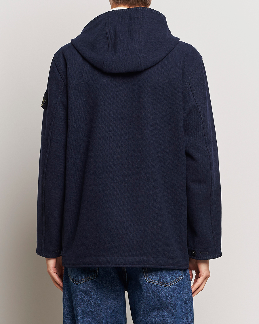 Men | Coats & Jackets | Stone Island | Panno Speciale Dufflejacket Blue Marine