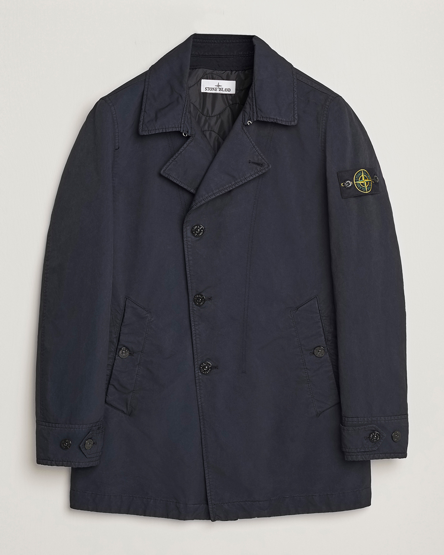 Men | Coats & Jackets | Stone Island | David-TC Coat Navy Blue