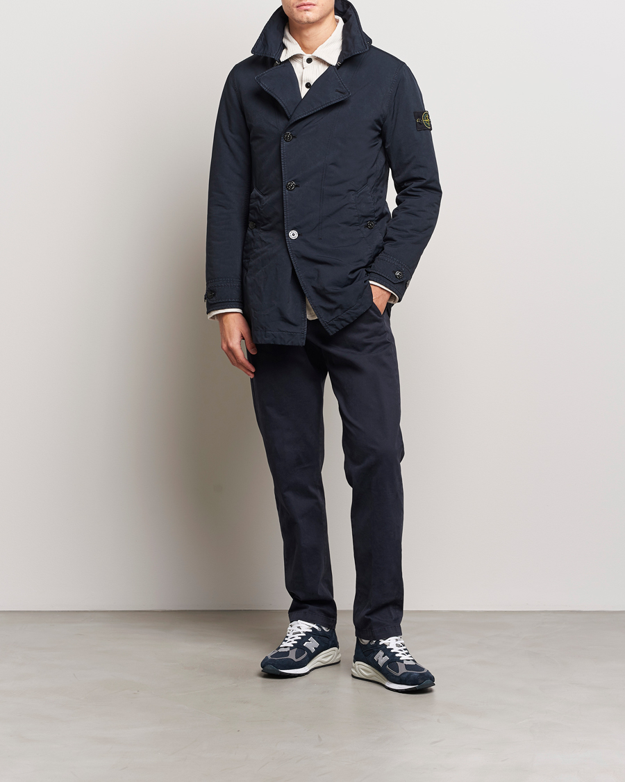 Men | Coats & Jackets | Stone Island | David-TC Coat Navy Blue