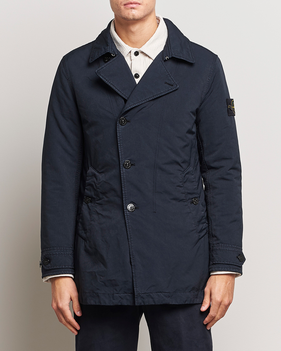 Men | Coats & Jackets | Stone Island | David-TC Coat Navy Blue