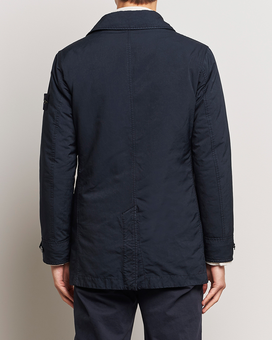 Stone Island David-TC Coat Navy Blue at CareOfCarl.com