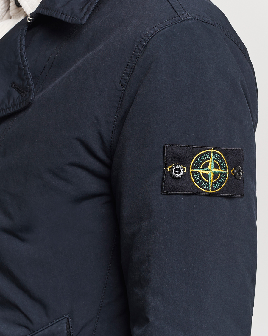 Men | Coats & Jackets | Stone Island | David-TC Coat Navy Blue