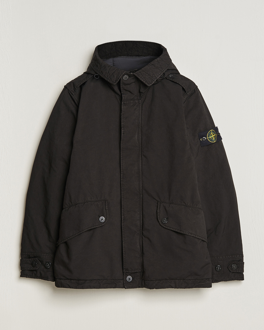 Men | Winter jackets | Stone Island | David-TC Hodded jacket Black