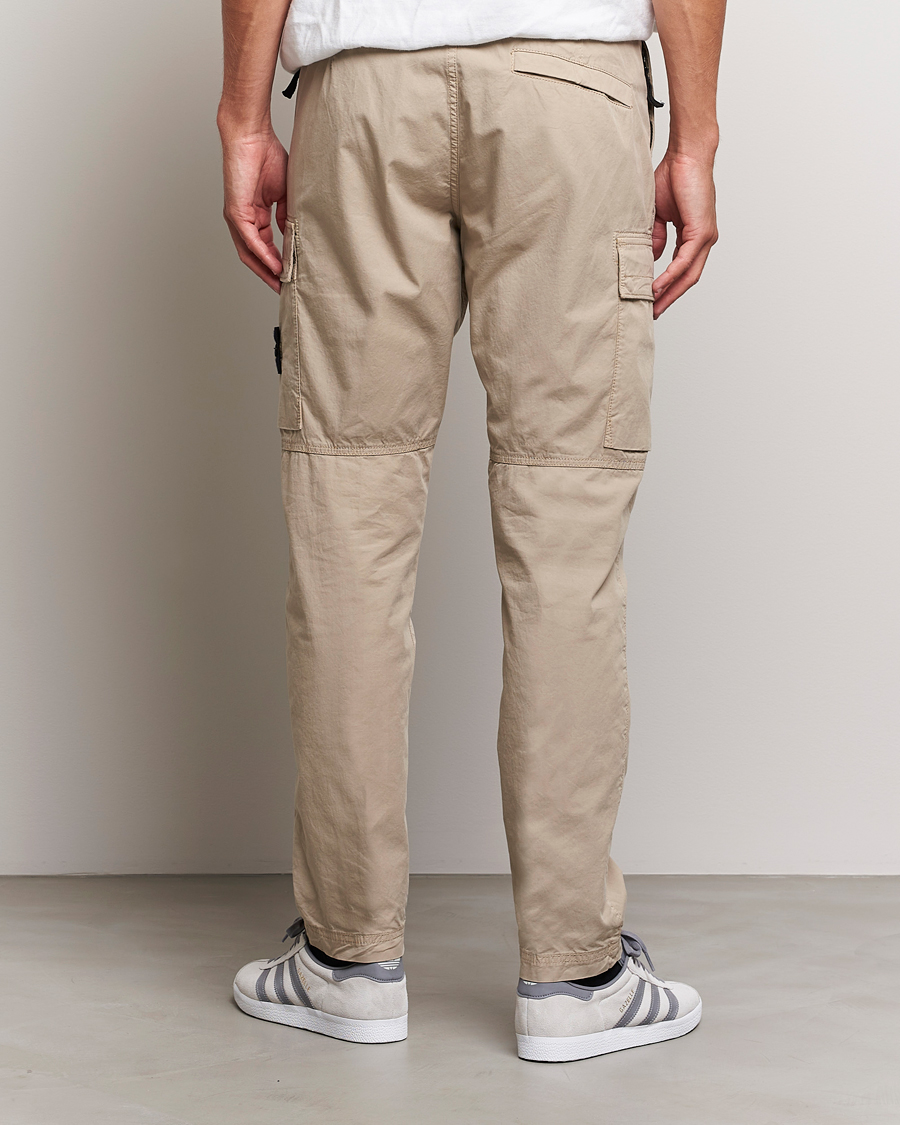 Men | Trousers | Stone Island | Stretch Cotton Gabardine Trousers Sand