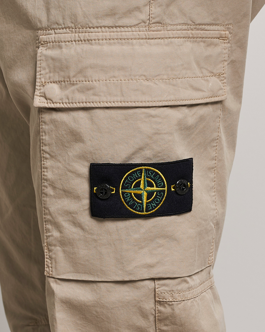 Men | Trousers | Stone Island | Stretch Cotton Gabardine Trousers Sand
