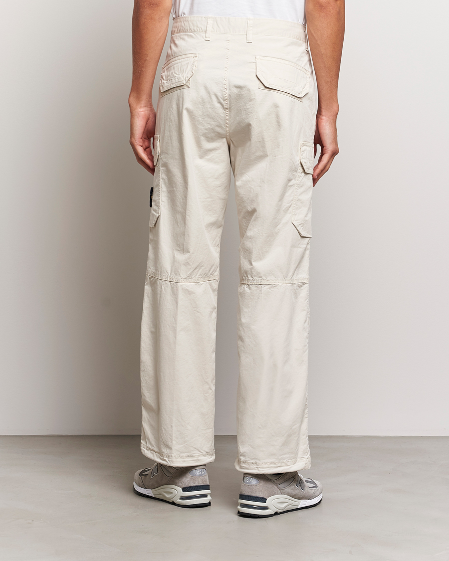 Men | Trousers | Stone Island | Stretch Cotton Gabardine Cargo Pants Plaster