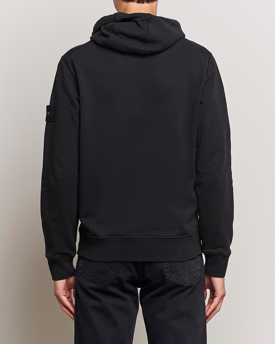 Men | Sweaters & Knitwear | Stone Island | Garment Dyed Fleece Hood Black