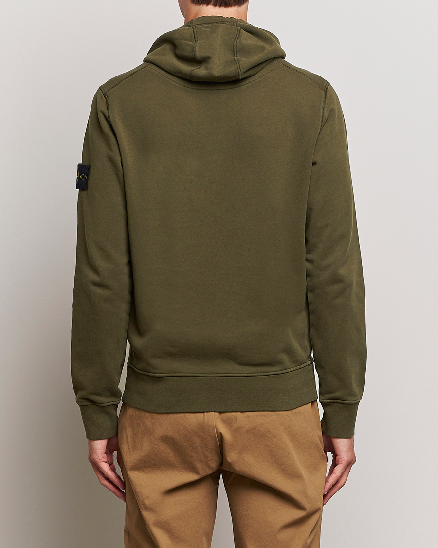 Men | Sweaters & Knitwear | Stone Island | Garment Dyed Fleece Hood Olive