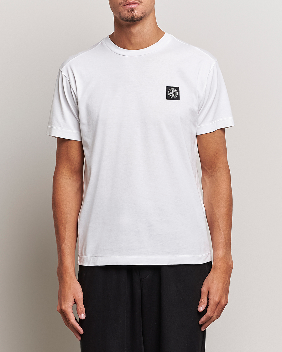 Men | Stone Island | Stone Island | Garment Dyed Jersey T-Shirt White
