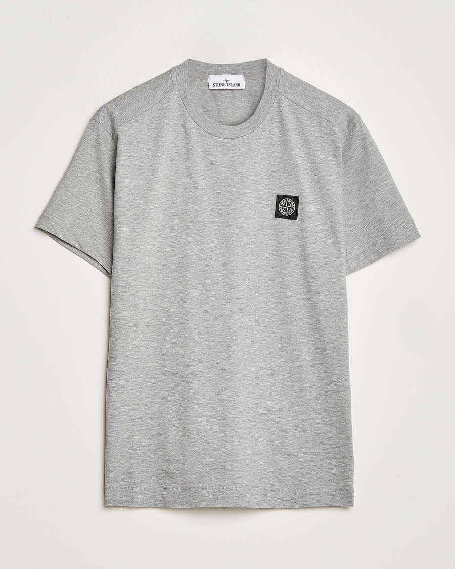 Men |  | Stone Island | Garment Dyed Jersey T-Shirt Melange Grey