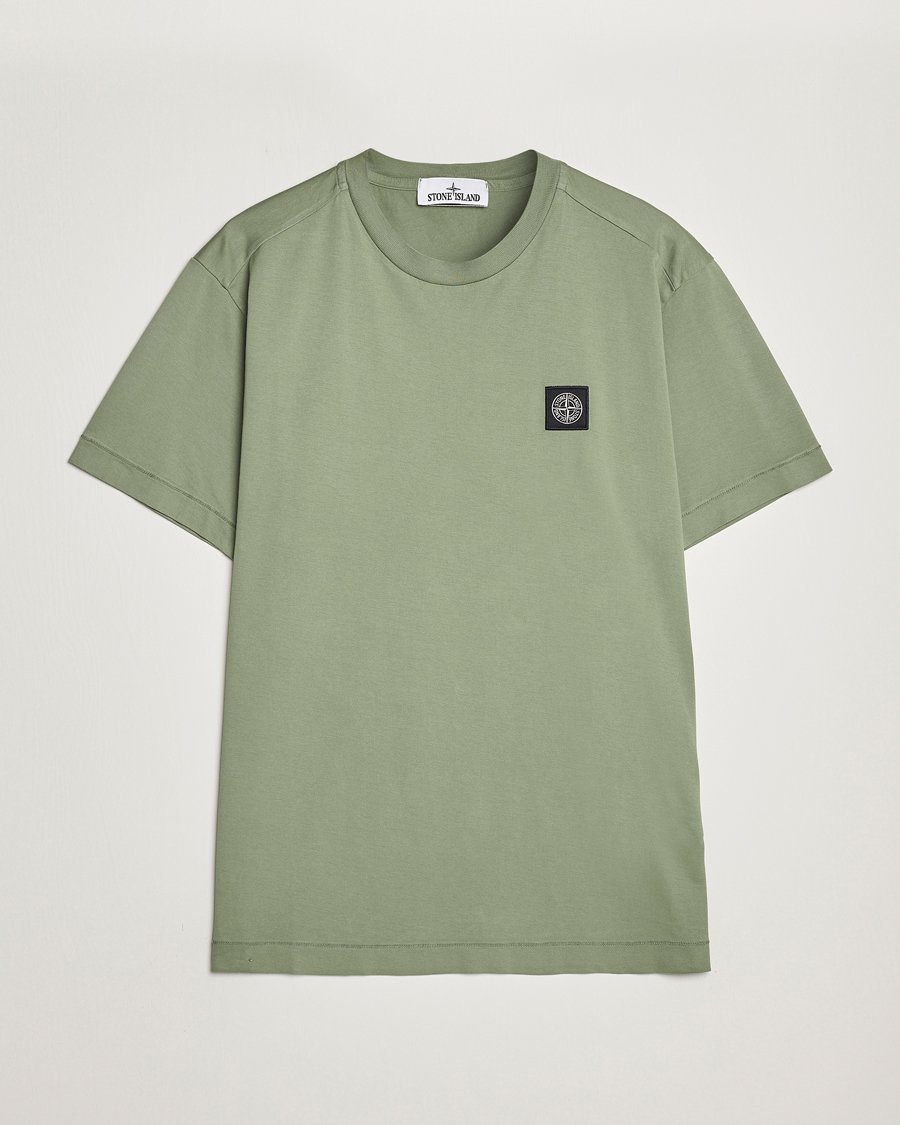 Men | T-Shirts | Stone Island | Garment Dyed Jersey T-Shirt Sage