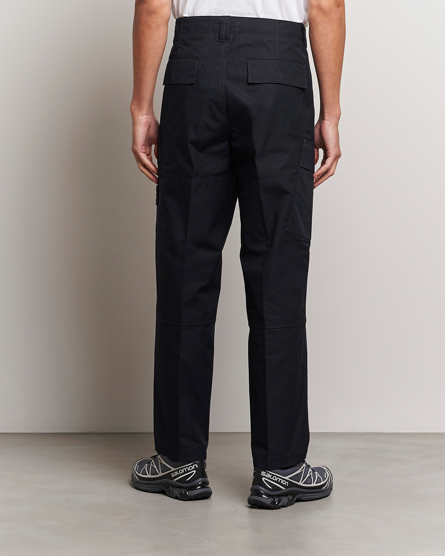 Men | Trousers | Stone Island | Ghost Piece O-Ventile Trousers Navy Blue