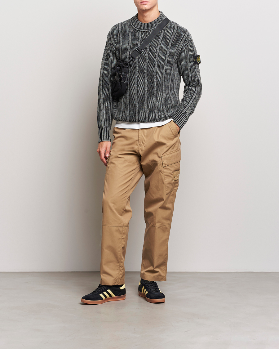 Men | Trousers | Stone Island | Ghost Piece O-Ventile Trousers Dark Beige