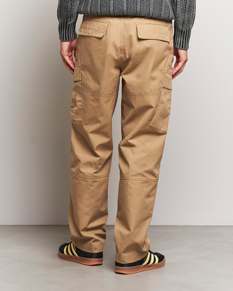 Men | Trousers | Stone Island | Ghost Piece O-Ventile Trousers Dark Beige