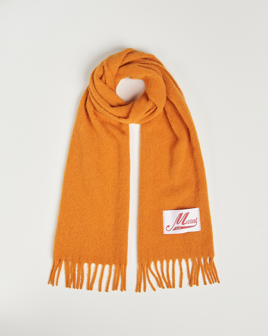 Men | Marni Brushed Alpaca Scarf Arabesque | Marni | Brushed Alpaca Scarf Arabesque