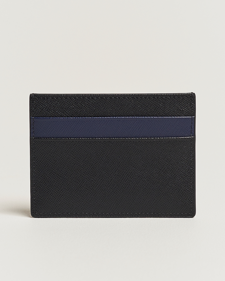 Men | Marni | Marni | Saffiano Leather Cardholder Blublack