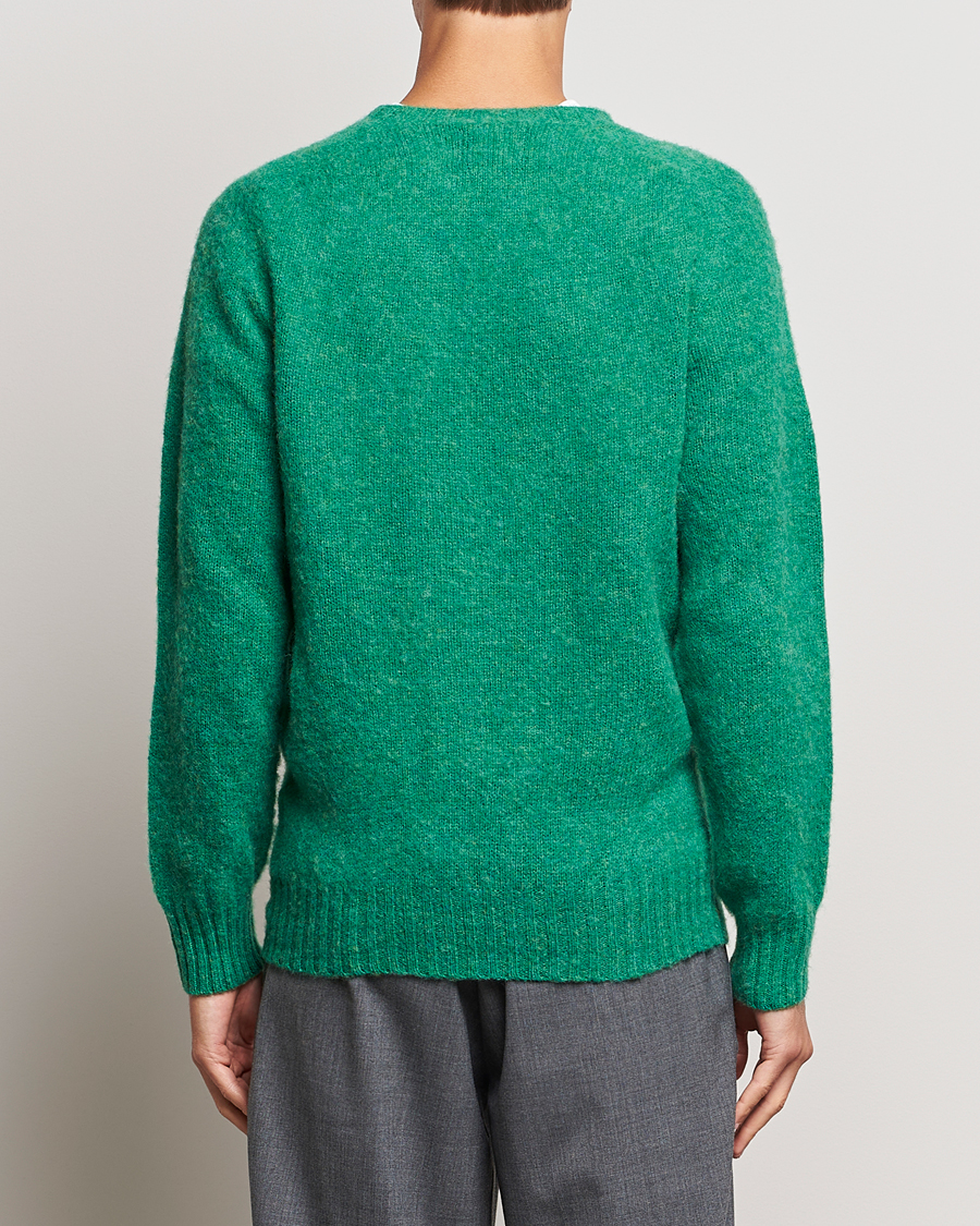 Men | Sweaters & Knitwear | Howlin' | Brushed Wool Sweater Greendream