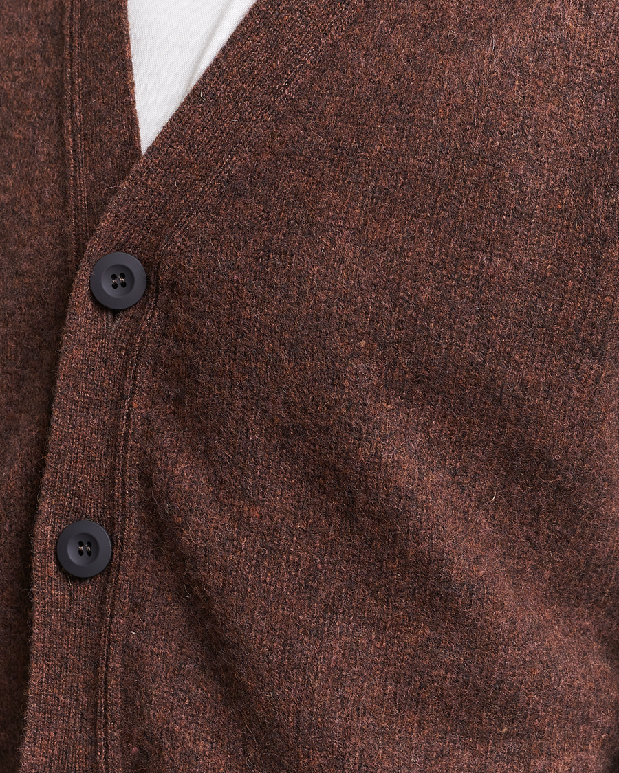 Men | Sweaters & Knitwear | Howlin' | Shaggy Bear Cardigan Brownish