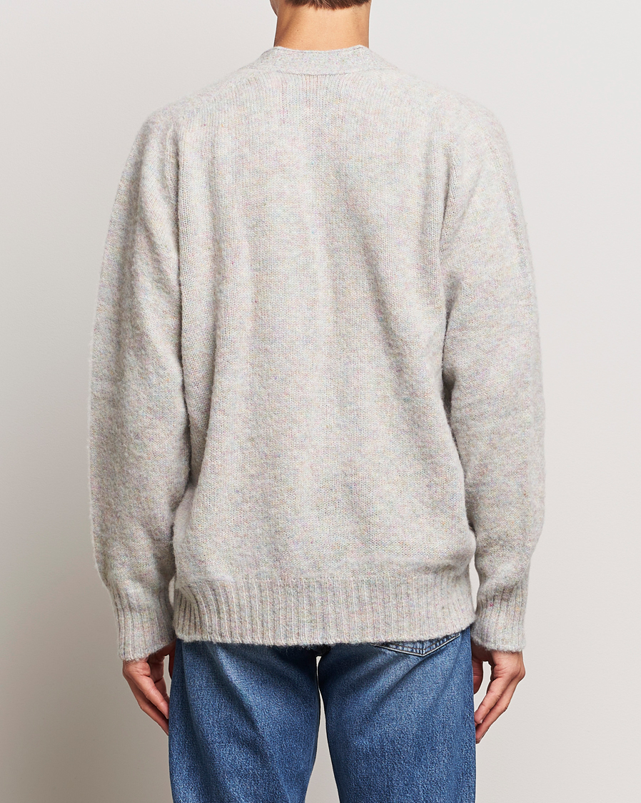 Men | Sweaters & Knitwear | Howlin' | Shaggy Bear Cardigan Galaxy