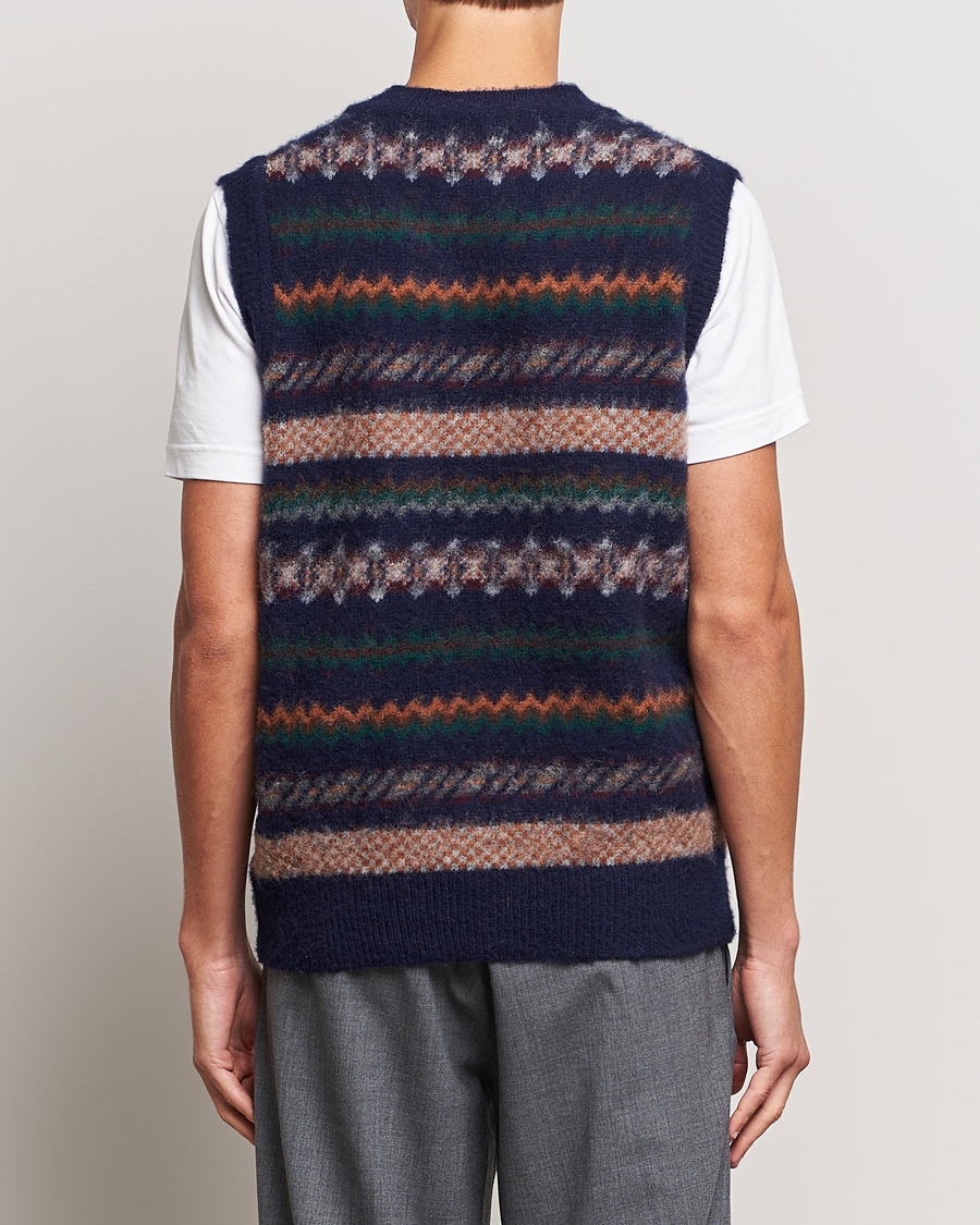 Men | Sweaters & Knitwear | Howlin' | Brushed Wool Vest Navy