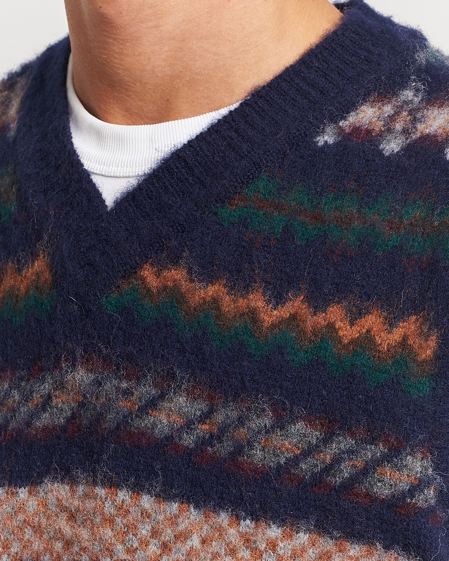 Men | Sweaters & Knitwear | Howlin' | Brushed Wool Vest Navy