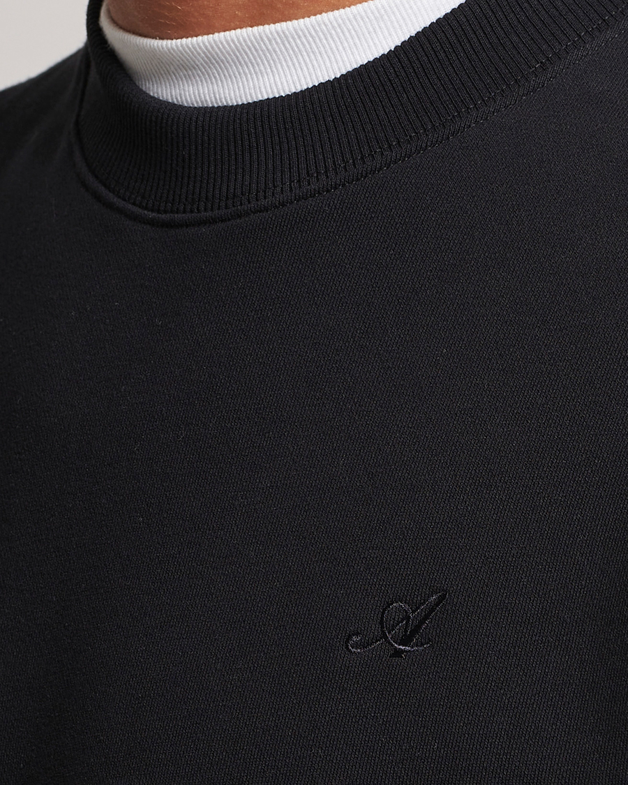 Men | Sweaters & Knitwear | Axel Arigato | Honor Crew Neck Sweatshirt Black