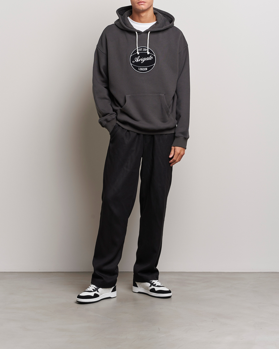 Men | Sweaters & Knitwear | Axel Arigato | Dunk Hoodie Faded Black