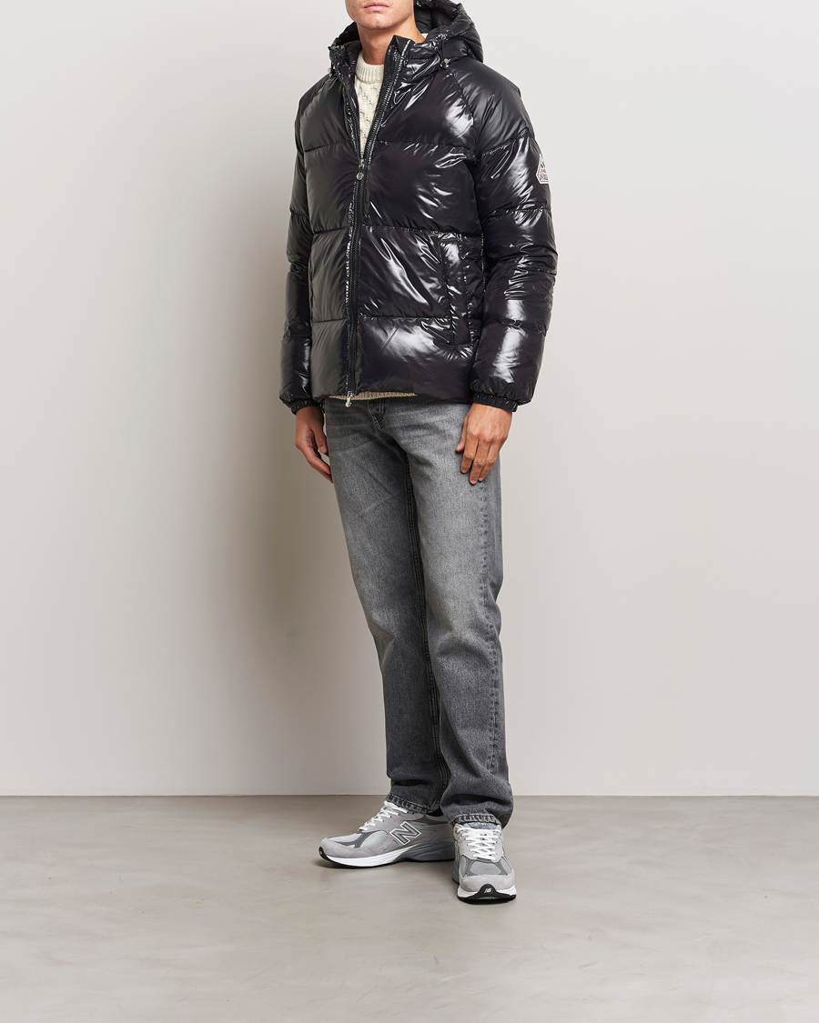 Men | Coats & Jackets | Pyrenex | Sten Hooded Puffer Jacket Black