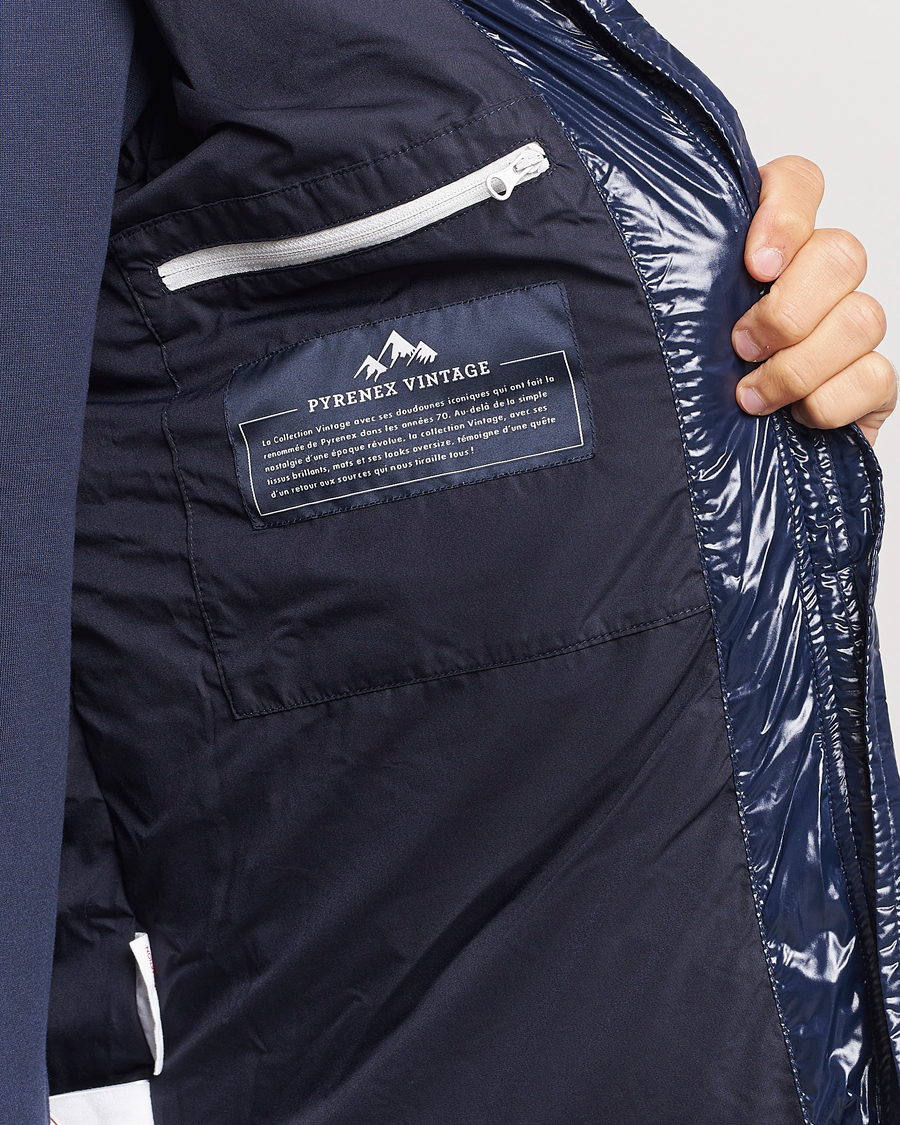 Men | Coats & Jackets | Pyrenex | Sten Hooded Puffer Jacket Amiral