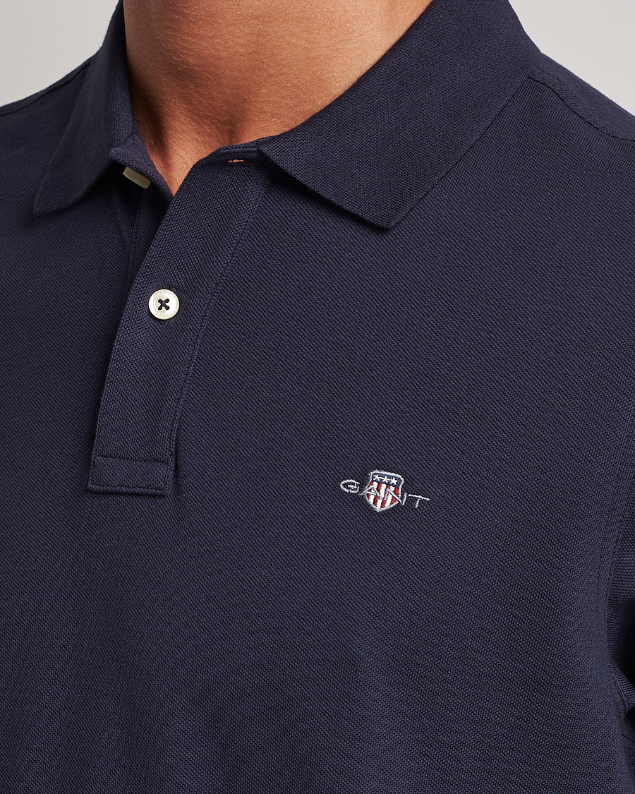 Men | Polo Shirts | Gant | The Original Polo Evening Blue