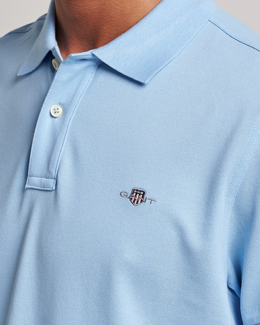 Men | Polo Shirts | Gant | The Original Polo Capri Blue